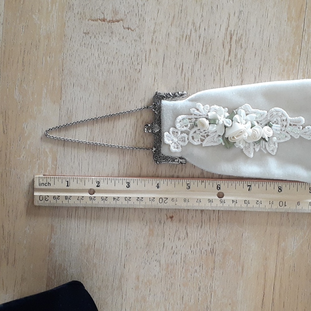 Vintage Floral Coin Purse Evening Bag KK106 - Picture 9 of 15